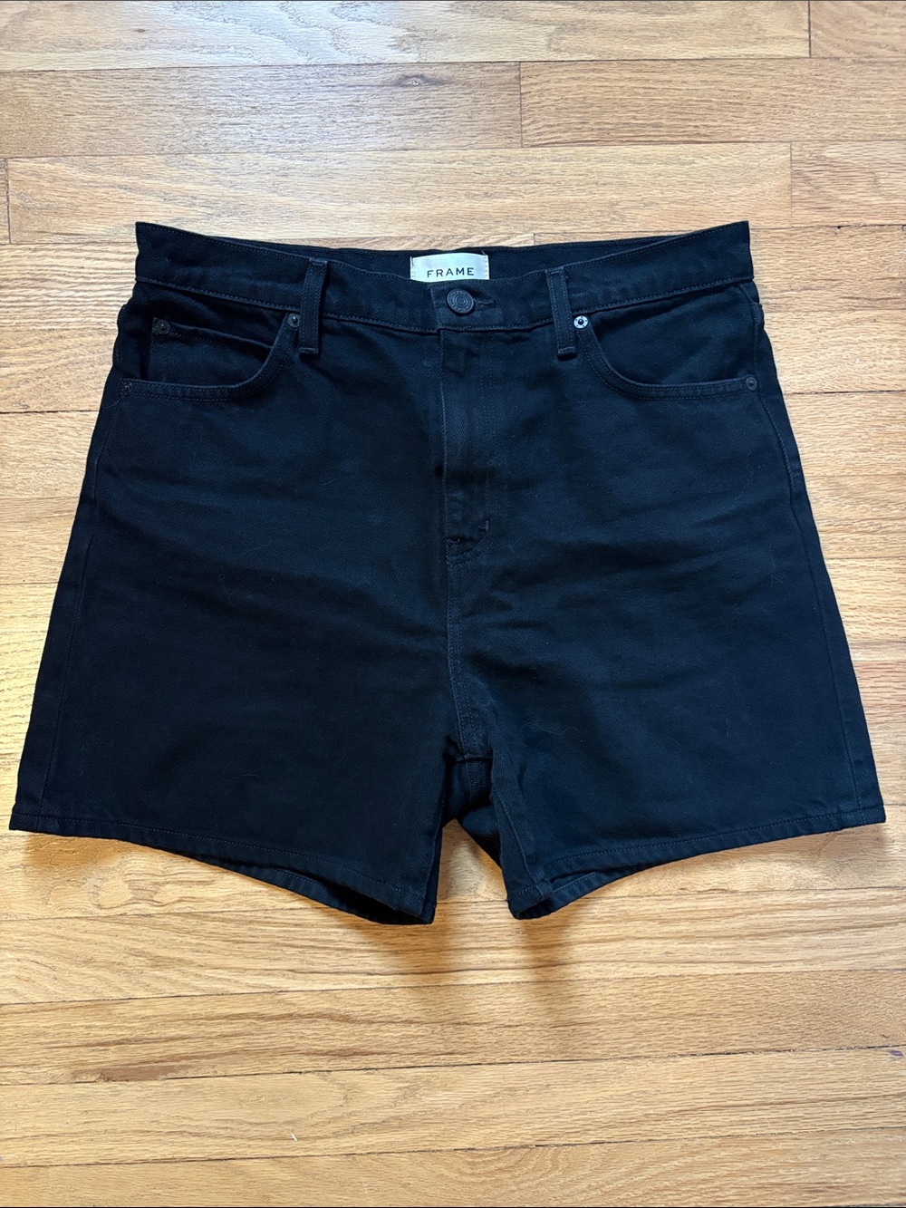 Frame Denim Black Jean Shorts Size 29